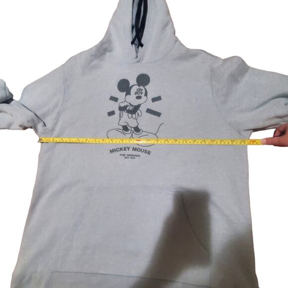 Disney x NEFF Collab Vintage Style Mickey Mouse Grey Hoodie Size XL Sweatshirt - Picture 6 of 12